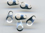 Necklace Tag Silver Plated (30 per pack)