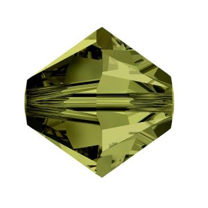 Olivine 8mm Bicone (X5) 5328