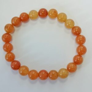 E4. Orange Aventurine Elasticated Bracelet (1 piece)