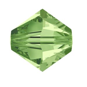 Peridot 4mm Bicone (x10) 5328