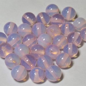 Pink Opalite 8mm Round Bead (x1)