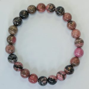 G2. Rhodonite Elasticated Bracelet (1 piece)