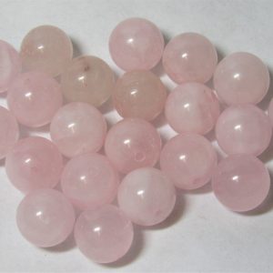 Rose Quartz 10mm Round Bead (x1)