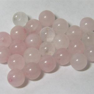 Rose Quartz 8mm Round Bead (x1)