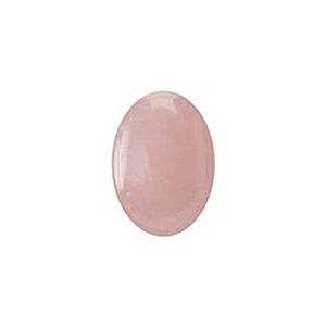 Cabochon Rose Quartz 18x13mm