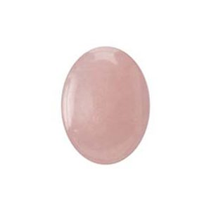 Cabochon Rose Quartz 25x18mm