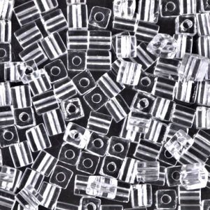 SB-131 Crystal Miyuki 4mm Cube Bead