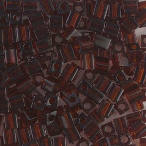 SB-134 Tr Dark Topaz Miyuki 4mm Cube Bead