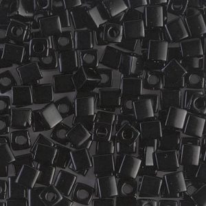 SB-401 Miyuki 4mm Cube Bead Black