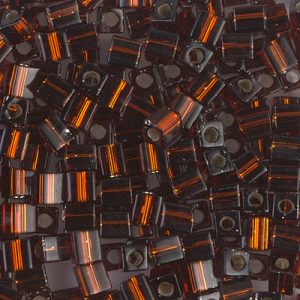 SB-5 Miyuki 4mm Cube Bead S/L Dk Topaz