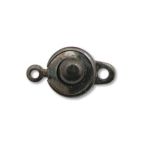 Ball and Socket Clasp 8mm Black Oxide Plated (1 set)