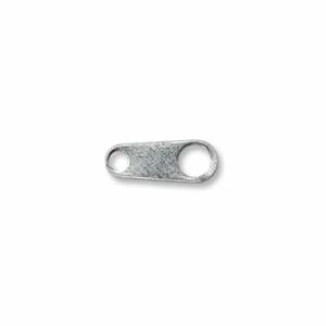 Necklace Tag 9x3.5mm Sterling Silver (1 piece)
