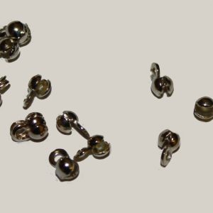 Calottes Side-Opening Silver Plated (20 per pack)