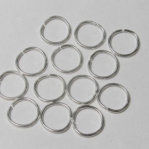 Silver Plated Jump Rings 10mm (25 per pack)