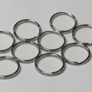 Silver Plated Split Rings 12mm (20 per pack)