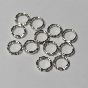 Silver Plated Split Rings 5mm (16 per pack)