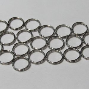 Silver Plated Split Rings 9mm (20 per pack)