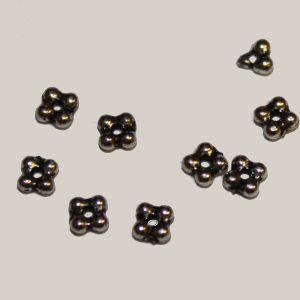 Daisy Spacer Square 3mm Silver Plated (20 per pack)