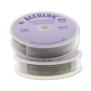 Acculon .018 inch 49 strand x30ft - Bright