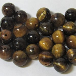 Tiger's Eye 10mm Round Bead (x1)