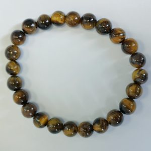 E7. Tiger's Eye Elasticated Bracelet (1 piece)