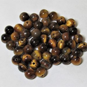 Tiger's Eye 6mm Round Bead (x1)