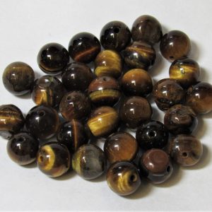 Tiger's Eye 8mm Round Bead (x1)