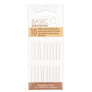 Twisted Wire Needles with Collapsible Eye (10 per pack) - Heavy