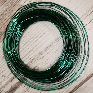 Vivid Green Non Tarnish Copper Craft Wire 0.50mm/24 gauge