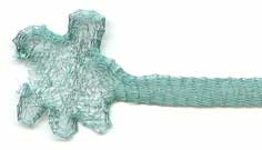 Wire Mesh Cord Teal 6mm x 1 Metre