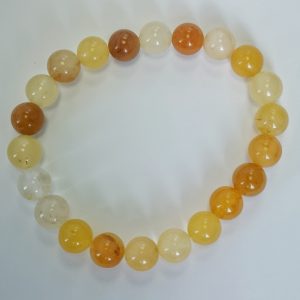 H9. Yellow Jade Elasticated Bracelet (1 piece)