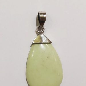 Chrysoprase (lemon) Pendant