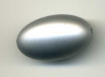 Acrylic Oval Bead Silver Colour 26x16mm (1 piece)