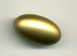 Acrylic Oval Bead Light Gold Colour 26x16mm (1 piece)