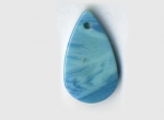 Acrylic Drop Pendant Larimar Colour 31x18mm (1 piece)