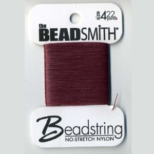 Beadstring Size 4 Garnet