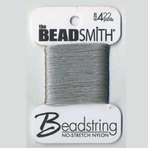Beadstring Size 4 Silver