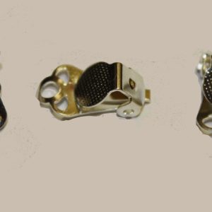 Flatpad Clip-on Earring 7mm Silver Plated (4 Per Pack)