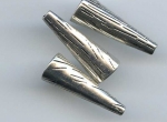 Cone Ends Silver Plated 28mm (1 per pack)