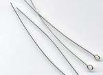 Eye Pin 2 inch Silver Plated (20 per pack)