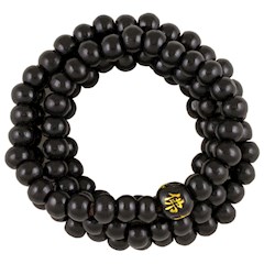 Wooden Mala - Black