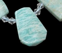 Top Drilled- Trapeziod - Amazonite