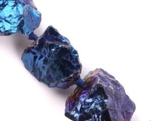 Rough Nugget - Cobalt Aura Quartz