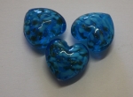 Heart Bead Blue