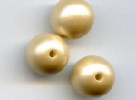 Acrylic Round Bead Matte Champagne 10mm (1 piece)