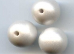 Acrylic Round Bead Matte Ivory 12mm (1 piece)