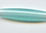 Acrylic Flair Tube Bead Aqua 30x6mm (1 piece)