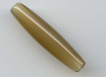 Acrylic Flair Tube Bead Light Olive 30x6mm (1 piece)