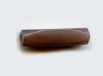 Acrylic Facet Tube Bead Plum 22x5mm (1 piece)