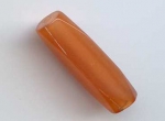 Acrylic Facet Tube Bead Carnelian 22x5mm (1 piece)